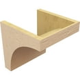 thumbnail image 5 of 11"W x 11"D x 11"H Wide Stockport Rough Cedar Woodgrain TimberThane Corbel, Primed Tan, 5 of 6