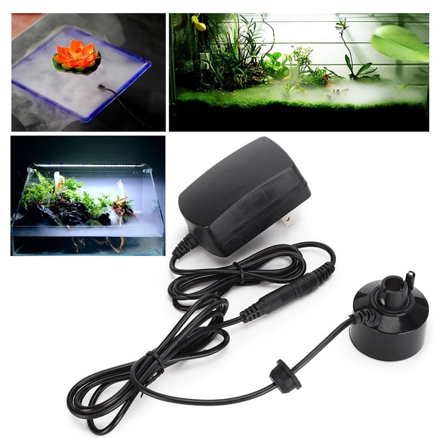 Aquarium Humidifier, Fog Maker, US 110-240V Plastic High Frequency For Fish Aquarium Pets Small Animals