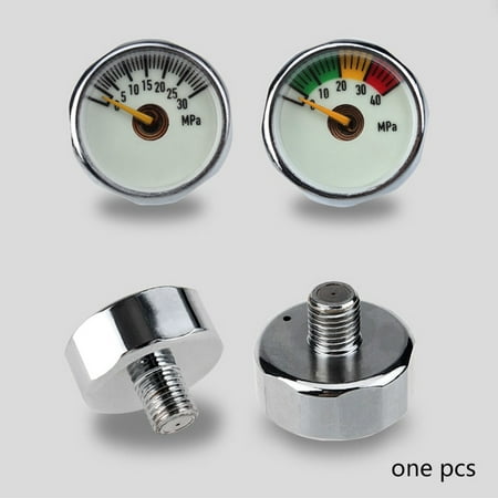 

M8*1 M10*1 Male Thread Paintball Mini Air Pressure Gauge With Luminous Night 5MPa 10MPa 20MPa 30MPa 35MPa 40MPa