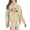 Z1-Beige, variant on Goindgs Oversized Sweatshirt for Women Hoodie Teen Girls Cute Letter Drawstring Hooded Long Sleeve Sweatshirts Women's Comfort Hoodies Z1-White-S