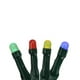 Product Works 15 Multi-Couleur Micro LED Lumières de Noël - 5,7 ft Fil Vert – image 1 sur 3