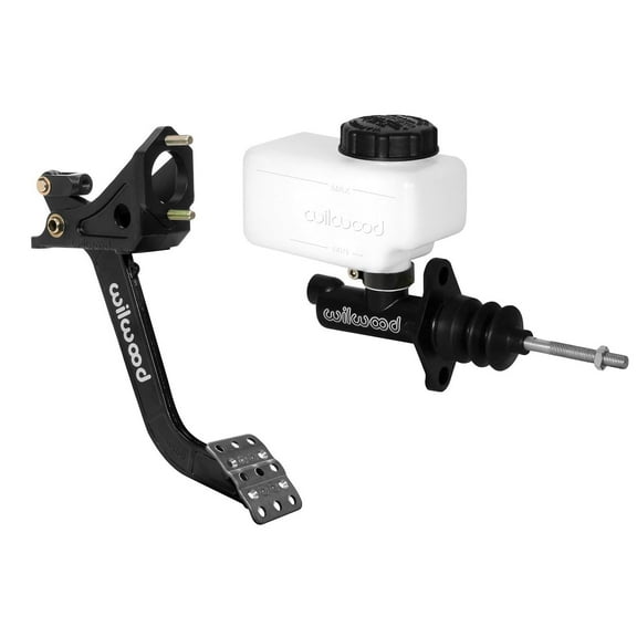 Wilwood 340-13574 6:1 Rev Clutch/Brake Pedal w/260-3378 MC,1 Inch