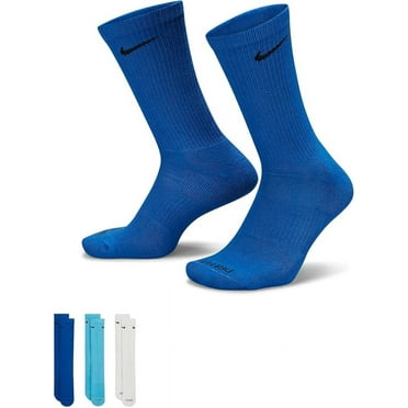Nike Everyday Plus Crew 3-Pack Blue Socks