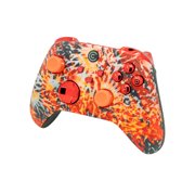 Custom Controllerzz Designer Series Custom Wireless Controller for PC, Windows, Series X/S & One - Multiple Designs Available (Solar Flare & Red Chrome Inserts)