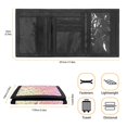 thumbnail image 6 of FUIALDOLG Polyester Children's Wallet with Foldable Slim Kids Trifold Wallet for Outdoor, Pink Unicorn Rainbow Print Trifold Card Wallet, 6 of 7