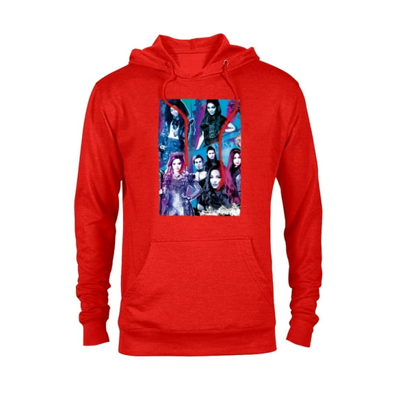 Disney Descendants 3 VK Kids - Pullover Hoodie for Adults -Customized-Red Heather