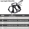 thumbnail image 6 of No Pull Dog Harness Adjustable Soft Padded Vest Harness with Handle Breathable Oxford Air Mesh Safety Buckle Dog Harness for Small Medium Large Dogs Walking Training L Size, 6 of 9