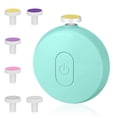 thumbnail image 1 of Electric Baby Nail File, 6 In 1 Electric Nail File For Newborns Set, Quiet And Safe Baby Nail Trimmer-green, 1 of 5