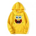 thumbnail image 3 of Sudadera con capucha de Bob Esponja para hombre y mujer, suéter de dibujos animados de Anime, color amarillo, para primavera y otoño, 2024, 3 of 3