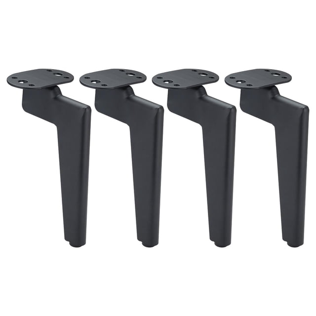 4 piezas de patas de muebles de hierro piezas reempzables para muebles de Negro M Zulema Patas de sofá