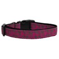 thumbnail image 1 of Pink And Lime Swirly Nylon Cat Collar, 1 of 1