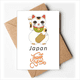thumbnail image 1 of Local de la cultura japonesa, gato de la suerte Nota en blanco del sobre de la tarjeta de agradecimiento, 1 of 4