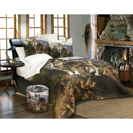 Mountain Wolf Comforter Set By Safdie And Co Walmart Com