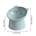 Brother Teddy Raised Cat Food Bowls 15 Degrees Plastic Tilted Elevated