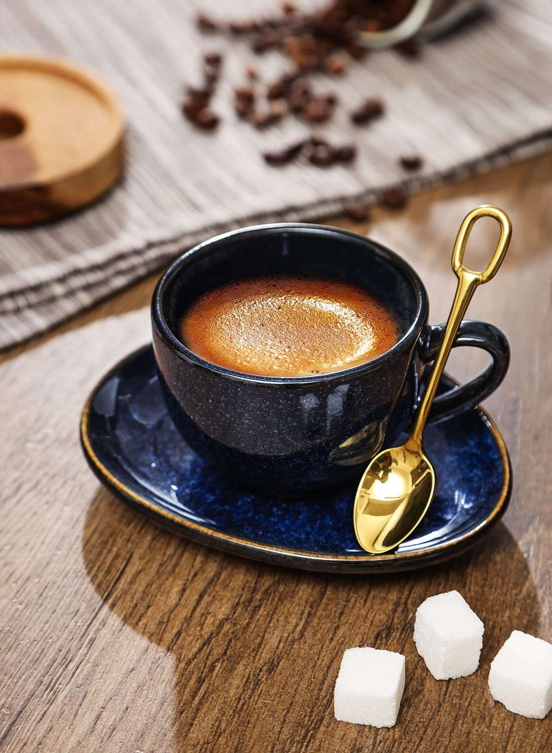 Cappuccino Cups & Saucers (6oz) - Set of 2 – Barista Basics