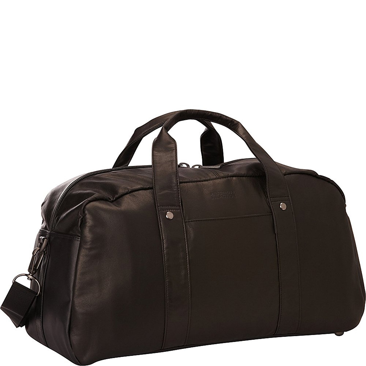 kenneth cole leather duffle bag
