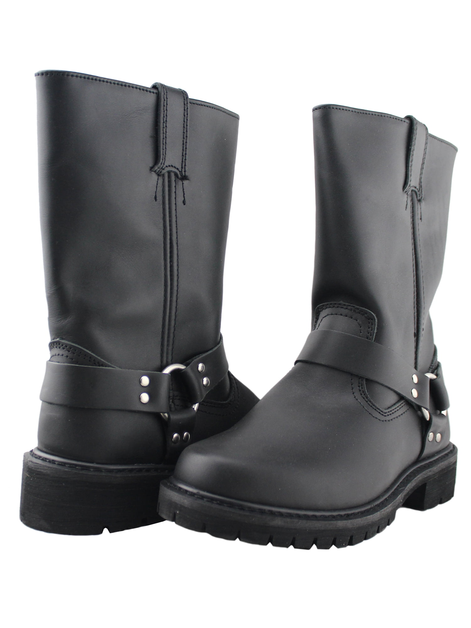 Men’s Motorcycle Boots Fashion Handmade Engineer Boots Construction