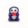 thumbnail image 3 of Halloween Skeleton Squishy Toy with Funny Rolling Tongue, Single Piece, Purple, for Kids and Adults, Squeeze Toy, 3 of 3