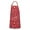 Red Christmas Candy, variant on Red Christmas Candy Cane Apron-Garden Aprons for Women with Pockets-Cotton Linen Waterproof Kitchen Cooking Gardening Aprons Adjustable for Kitchen,Cooking,BBQ and Salon 32"x27"