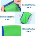 thumbnail image 4 of HAHDAXIA 6 Pcs Exfoliating Washcloth, Korean Exfoliating Mitt, Colorful Korean Exfoliating Cloth for Removing Dry, Large Size Exfoliating Body Scrubber (Style 2), 4 of 7