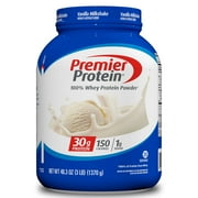 Premier Protein 30g High Protein Powder, Vanilla Milkshake, 3 Pounds