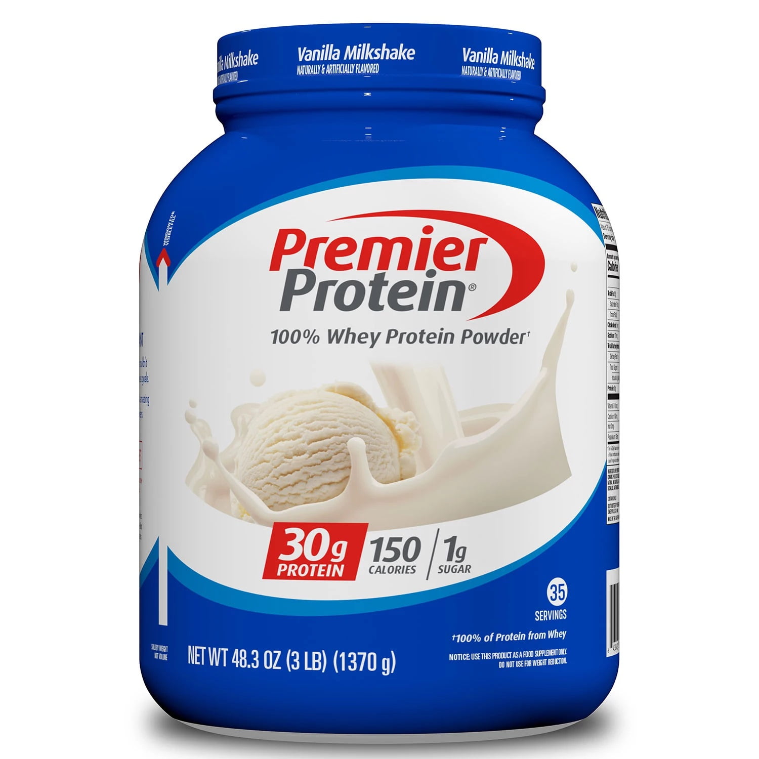 Premier Protein 30g High Protein Powder, Vanilla Milkshake.