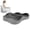 Gray, variant on Bxaolu Seat Cushion, Office Chair Cushion for Pressure Relief, Coccyx Cushion, Ergonomic Memory Foam Seat Cushion for Car, Home, Soft and Comfortable Pad for Hip, All Day Comfort - Black