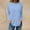Light Blue/Pink/Brown/Purple/Yellow, variant on pstuiky Womens Long Sleeve Tops Solid Color Round Neck Tops Casual Loose Fit Tunic Tops Trendy Basic Tees Plus Size Tops Fall Clothes Going out Tops for Women