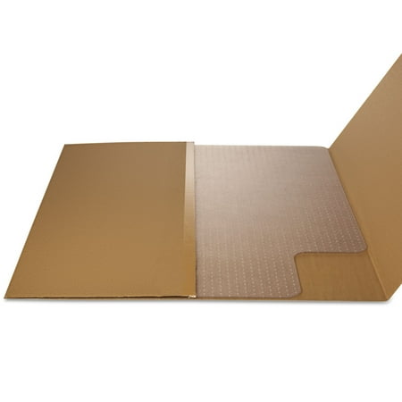 UPC: 0079916060019 | Deflecto EconoMat 45 x 53 Chair Mat for Low Pile Carpet  Rectangular with Lip