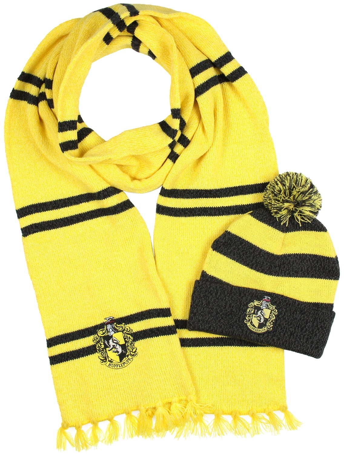 Harry Potter Vouge Hufflepuff House Cosplay Knit Costume Scarf Wrap 