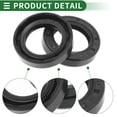 thumbnail image 5 of Unique Bargains Universal Oil Seal TC Double Lip W Steel Spring Seal Ring Rotary Shaft Seal High Pressure NBR Rubber Black 5 Pcs 30x47x10mm, 5 of 7