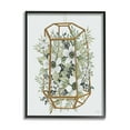 thumbnail image 2 of Stupell Industries White Floral Poppies Botanical Berries Modern Geometric Planter,24 x 30, Design by Cindy Jacobs, 2 of 5