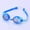Blue: Color-plated, variant on Kids Swim Goggles for Toddler Kids Youth(3-12),Anti-Fog Waterproof Anti-UV Clear Vision Water Pool Goggles