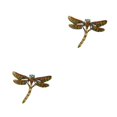 thumbnail image 1 of sweethay Broches para mujer, alfileres de diamantes de imitación de libélula a la moda, broche estético, accesorios de aleación Vintage para, 1 of 6