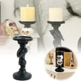 thumbnail image 2 of Vintage Crow & Skull Candle Holders Halloween Decor(Mixed 2Pcs), 2 of 7