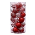 thumbnail image 1 of Adorno colgante de bola de árbol de Navidad, 24 Uds./60mm, adorno para fiesta, 1 of 5