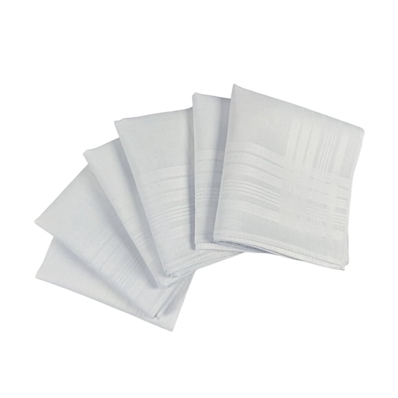 6 pañuelos cuadrados de 40x40 cm, ideales como regalo para Día . Pañuelos suaves para fiestas de té, entrevistas, celebraciones y uso