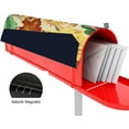 thumbnail image 4 of Coolnut Magnetic Mailbox Cover, Retro Sunflowers with Maple Leaves Post Mail Box Cover Mail Wraps Cover, Standard Size 20.7" L x 18" W, 4 of 5