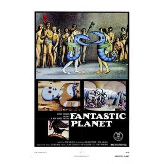 Fantastic Planet C.1973 Movie Poster - 11 x 17 in.