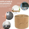 thumbnail image 3 of Scheam 1 Roll Bulletin Board Border,3.9inch x 49.2ft Wavy Corrugated Paper Border,Scalloped Rolled Border Trim,for DIY Crafts Project Classroom Offices Birthday Party Decor (Brown), 3 of 7