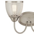 thumbnail image 5 of 55042NI Kichler Lighting Voclain - 2 Light Bath Vanity Approved for Damp Locations - with Vintage Industrial inspirations - 10.5 inches tall by 16, 5 of 6