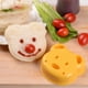 thumbnail image 2 of Cortador de sándwich - Cortadores de molde de sándwich de pan con forma de oso de dibujos animados amarillo Ehuebsd Libre de BPA, 2 of 8