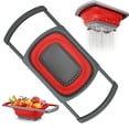 thumbnail image 1 of Colander Colander Strainer Over The Vegetable Strainer Basket With Extendable Handles New Kitchen, 1 of 9