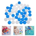 thumbnail image 2 of 50 bolas de océano Macaron para piscina de bolas de bebé, bolas de juego a prueba de aplastamiento para piscina de niños, casa de juegos, hora del baño, decoración de fiesta de cumpleaños, 2 of 7