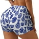 thumbnail image 1 of Fotbe Blue Vases Shorts Sin Costuras – Shorts Deportivos de Cintura Alta para Mujer, Elásticos para Gimnasio, Yoga, Running o Ciclismo-Medium, 1 of 8