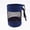 Navy Blue, variant on Nylon Mesh Drawstring Golf Ball Storage Bag with Carabiner Hook, S/M/L 3 Sizes Portable Sports Pouch, Holds Multiple Balls for Golf Tennis Baseball, Black, S
