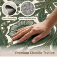 thumbnail image 6 of ODIKA Neutral Boho Vintage Botanical Trellis Retro Motif Pastel Solid Stain Resistant Flatwoven for Entryway, Kitchen, Mudroom, 6 of 7