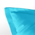 thumbnail image 3 of 2 Pack Standard Brushed Microfiber Pillow Shams with 2" Flange, Super Soft and Cozy, Wrinkle, Fade, Stain Resistant Sham, Blue, 20x26 inches, 3 of 8