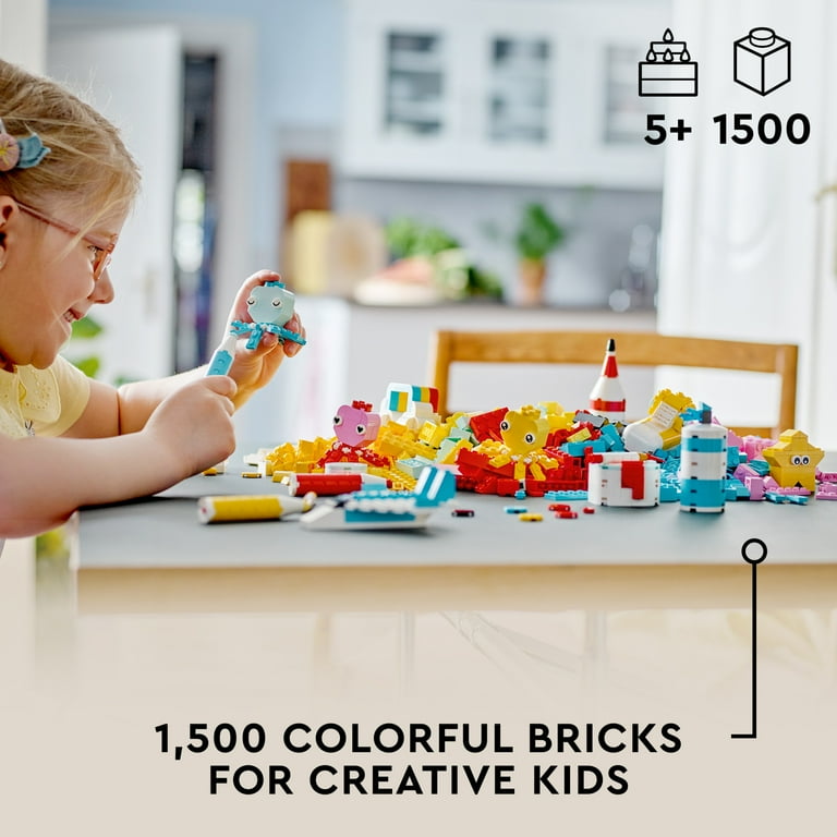 LEGO Classic Creative Color Fun 11032, Kids Building Set 5+, 1500