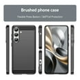 thumbnail image 2 of Rosebono Compatible With Samsung Galaxy S25 FE Carbon Fiber Texture Pattern TPU Case (Black), 2 of 5